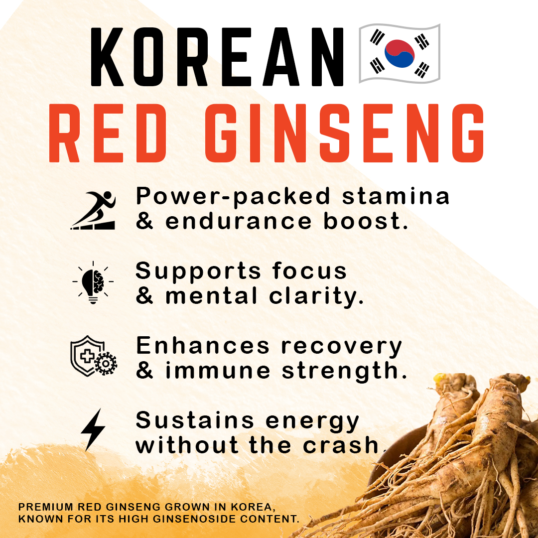 FIREGIN Korean Red Ginseng Energy Drink, 250 ml