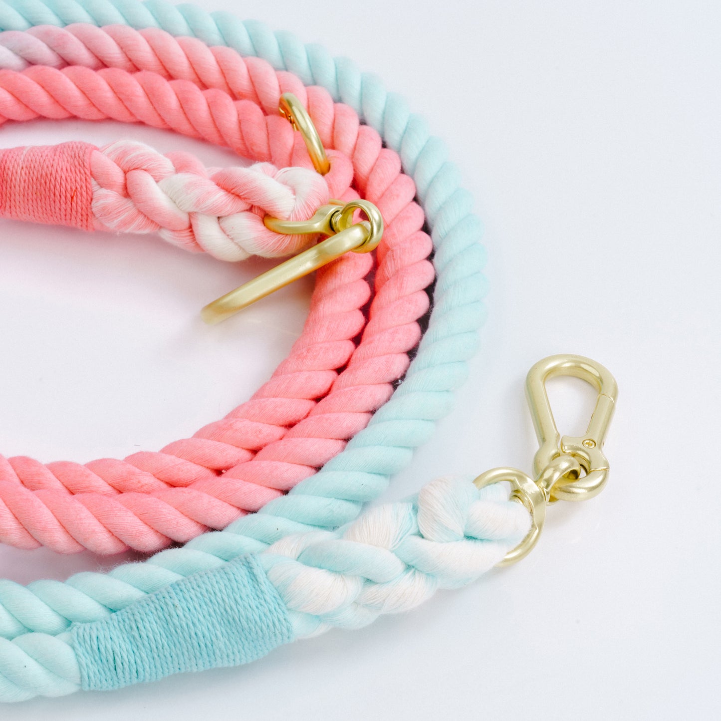 Ombre Rope Dog Leash, Adjustable