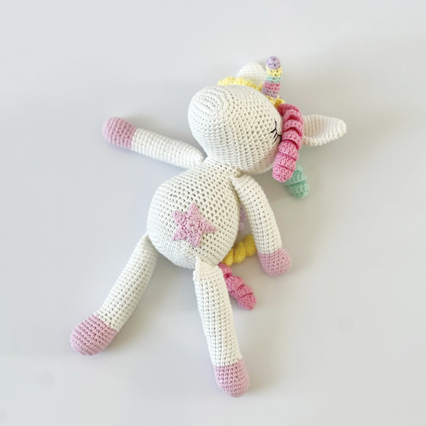 Handmade Crochet Toy, Unicorn