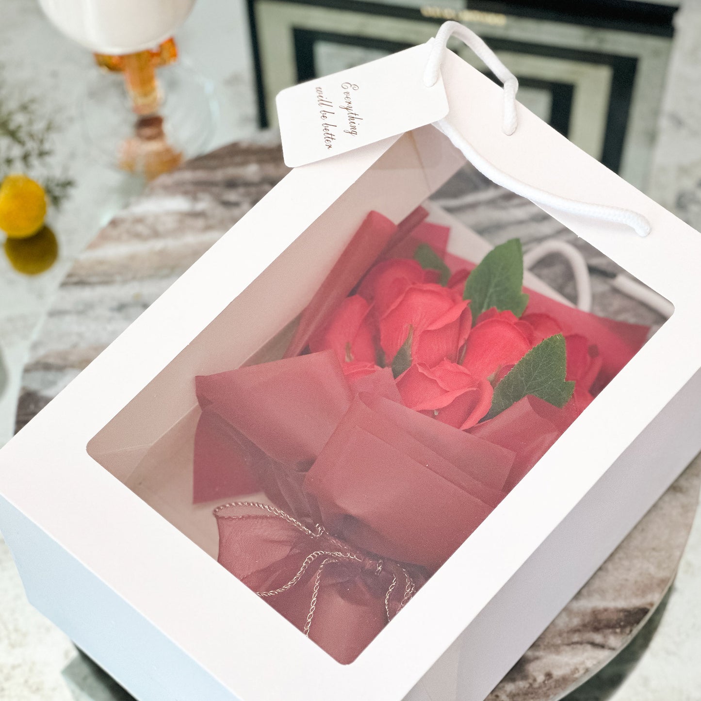 10-Roses Money Bouquet Gift Bag